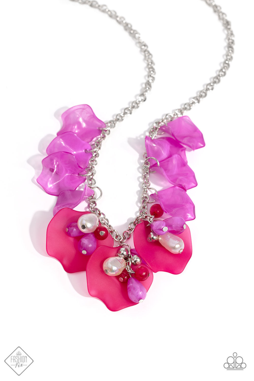 Lush Layers - Pink necklace