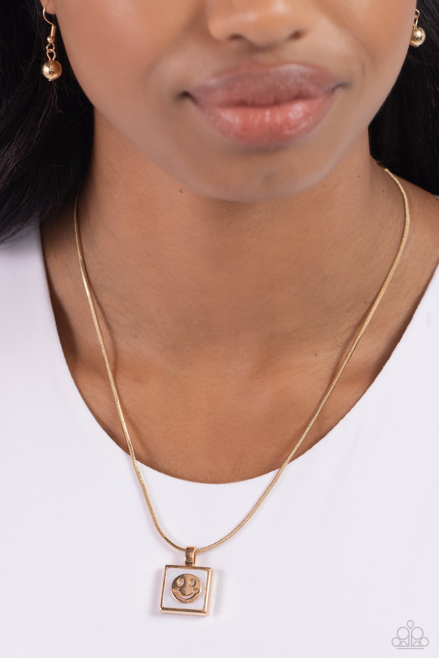 Smiley Season - Gold necklace