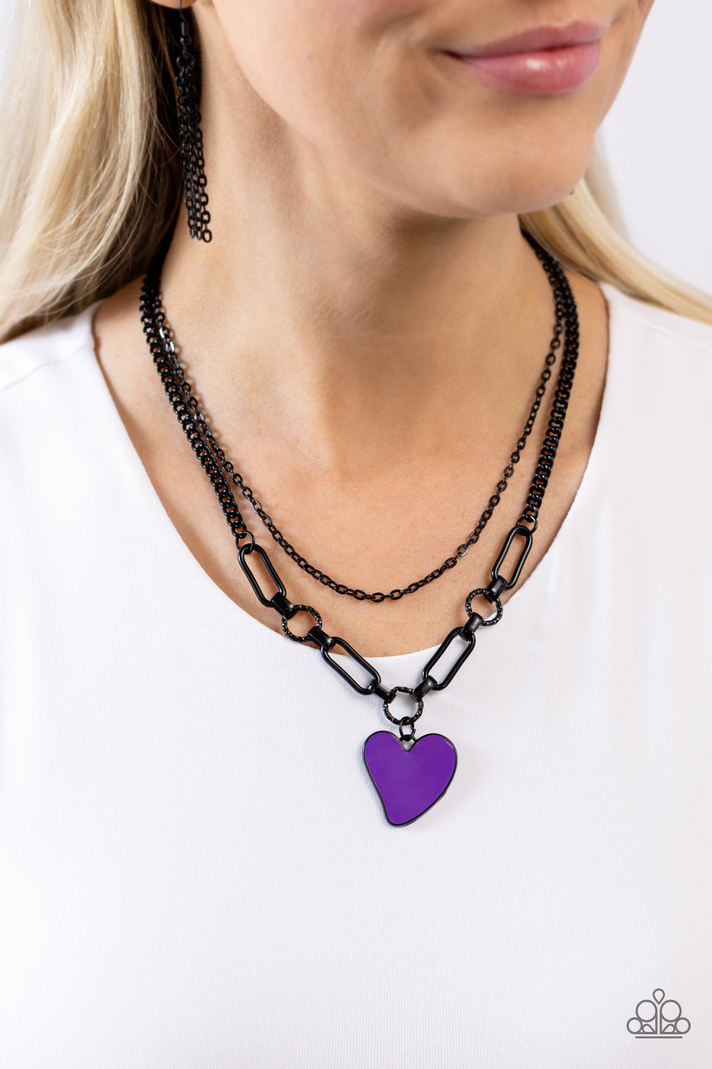 Carefree Confidence - Purple necklace