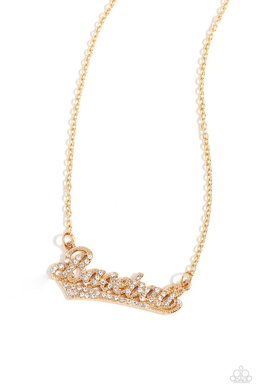 Home Run Haute - Gold necklace