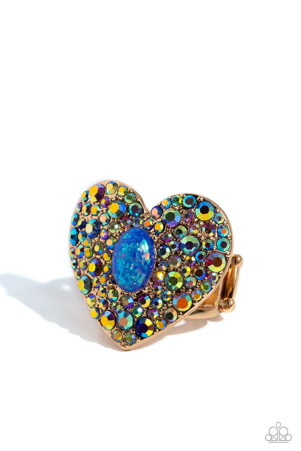 Bejeweled Beau - Blue ring