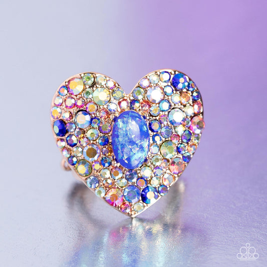 Bejeweled Beau - Blue ring