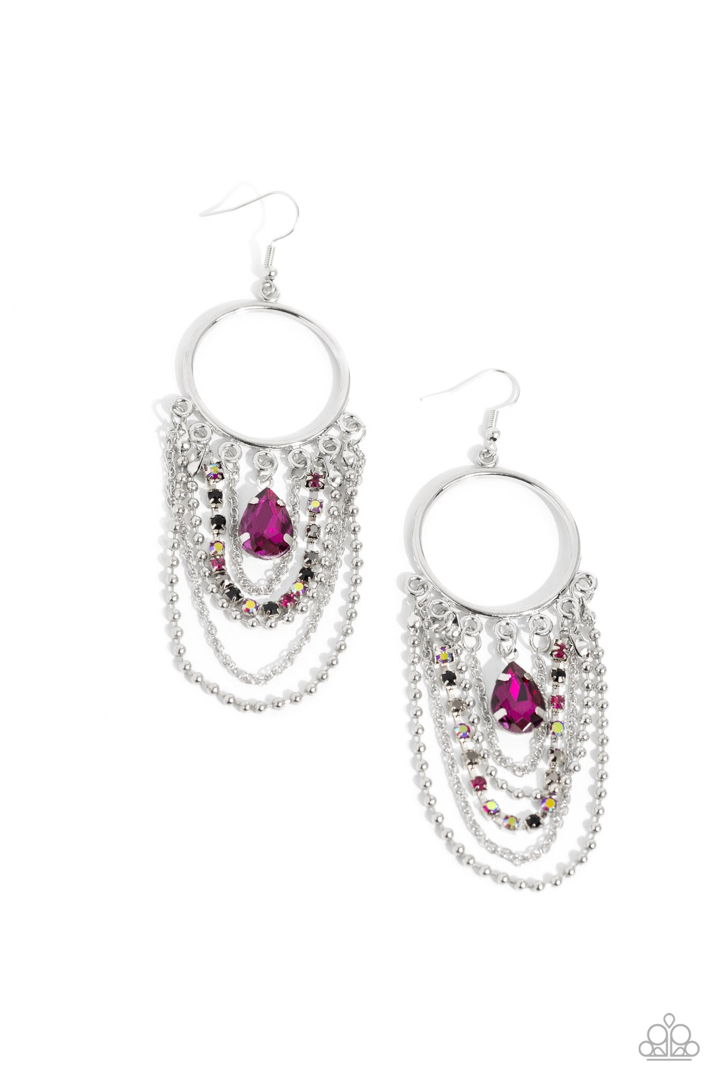 Cascading Clash - Multi earrings