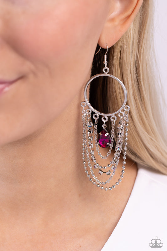 Cascading Clash - Multi earrings