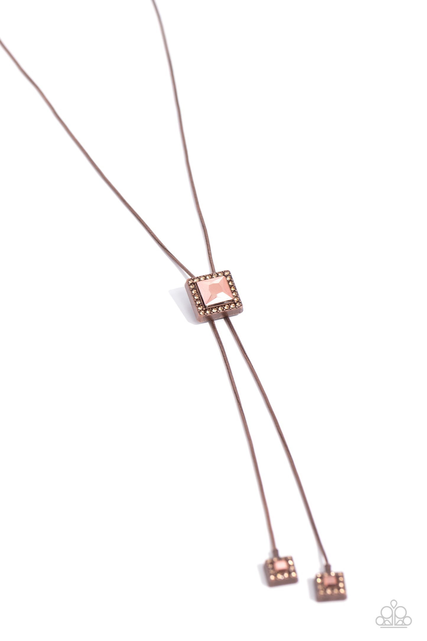 I Solemnly SQUARE - Copper necklace