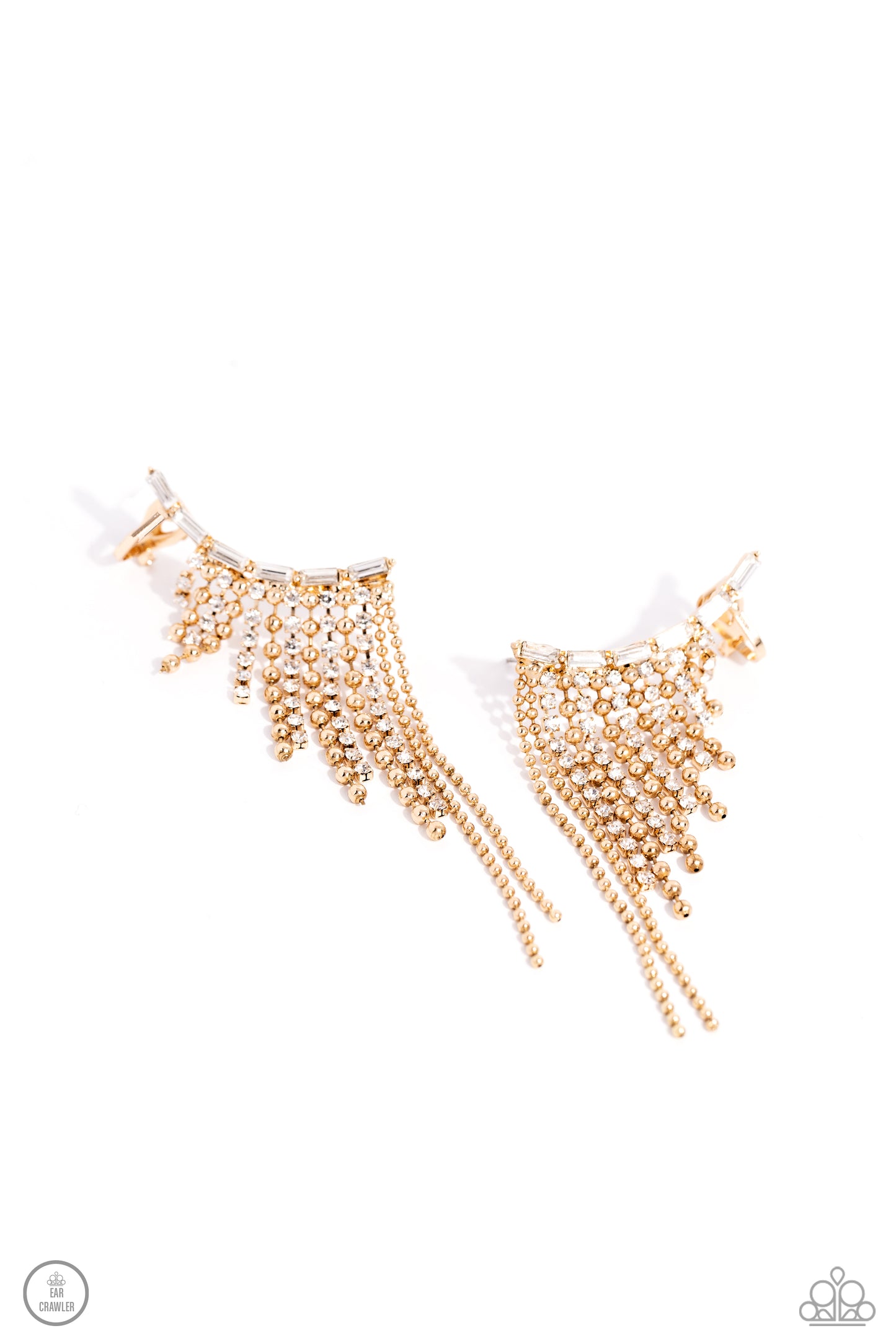 Tapered Tease - Gold earrings