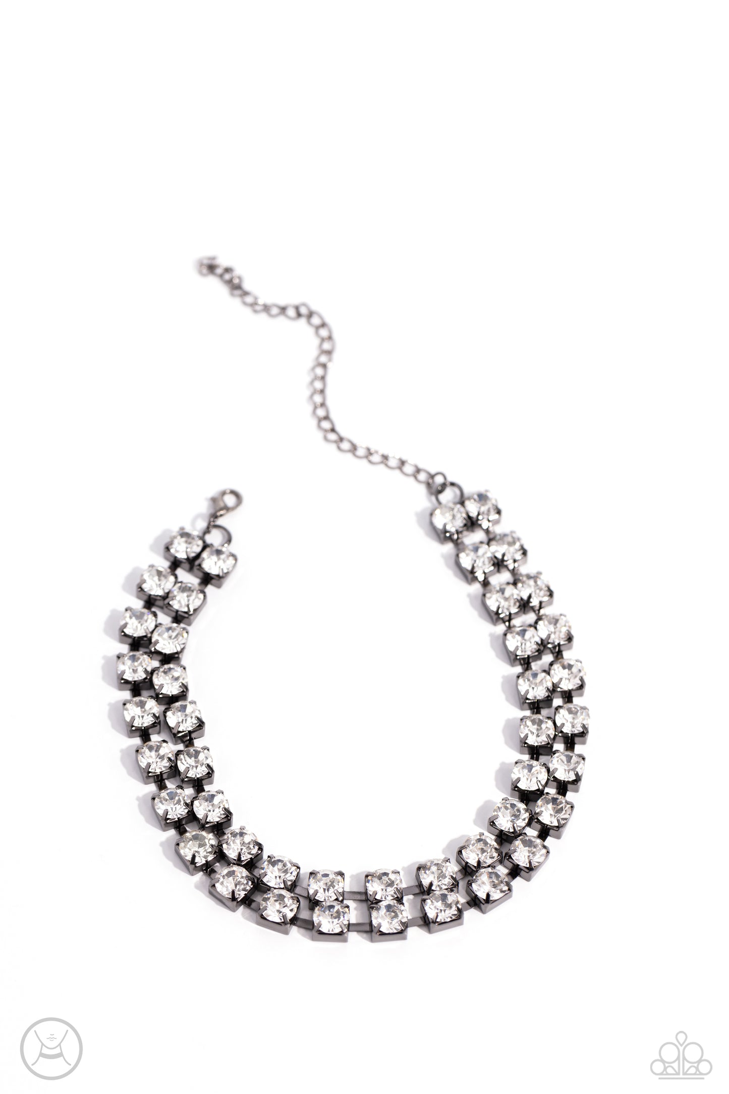 Glistening Gallery - Black necklace