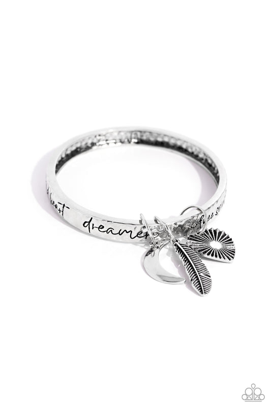 Free-Spirited Fantasy - Silver bracelet