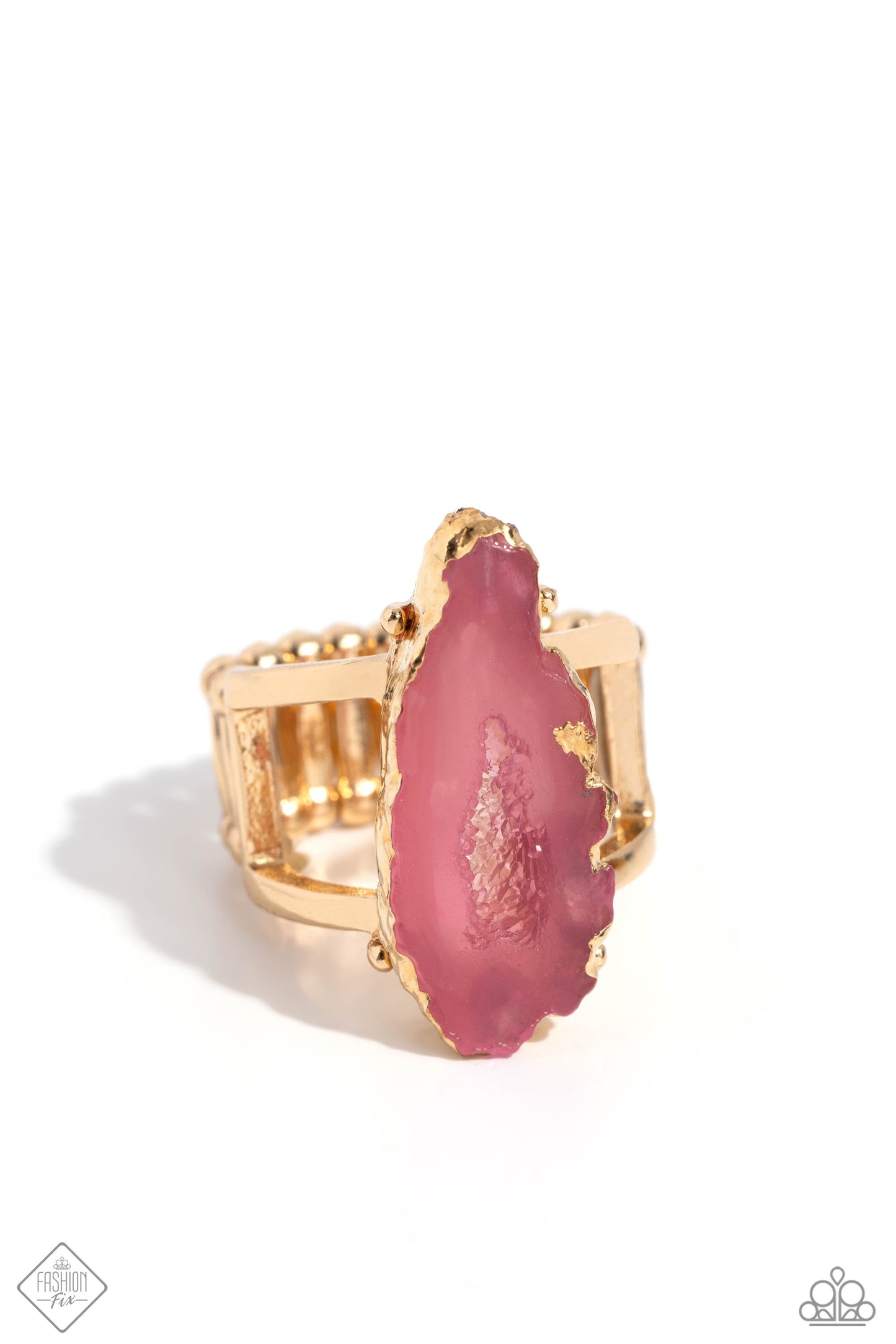 Obra maestra mineral - Anillo rosa