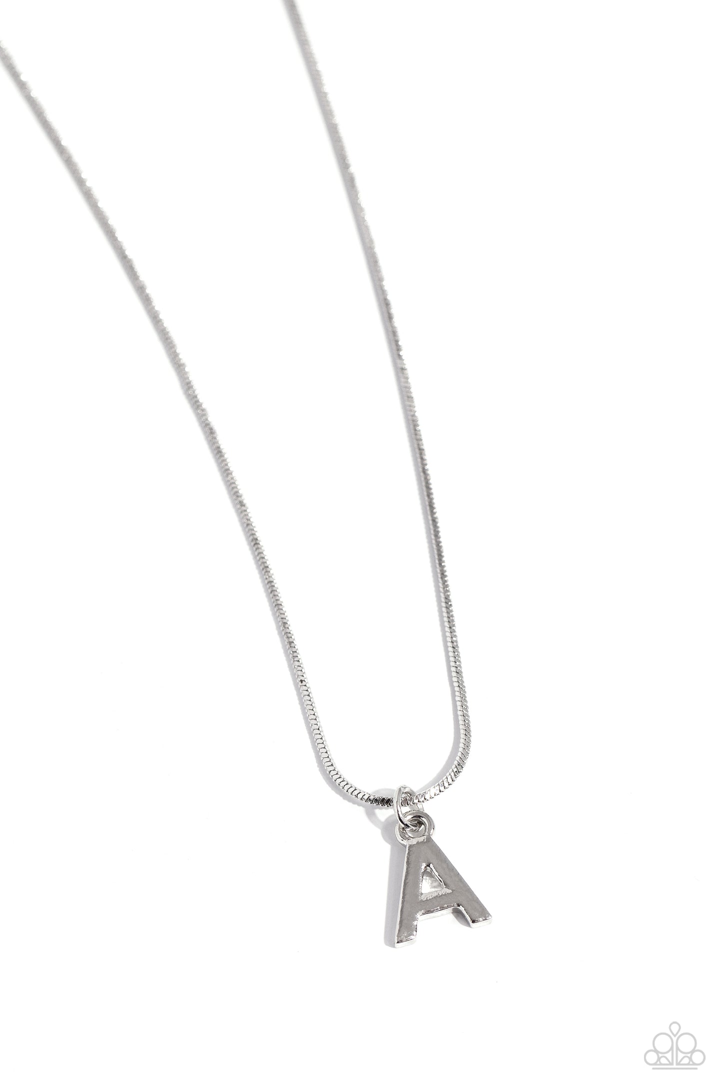 Seize the Initial - Silver - A necklace