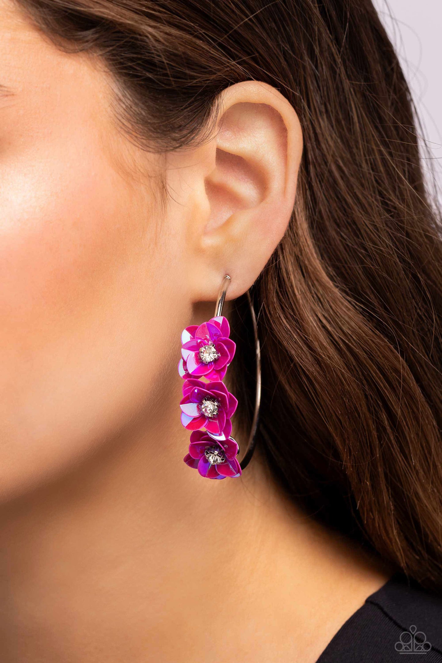 Ethereal Embellishment - Pink earring