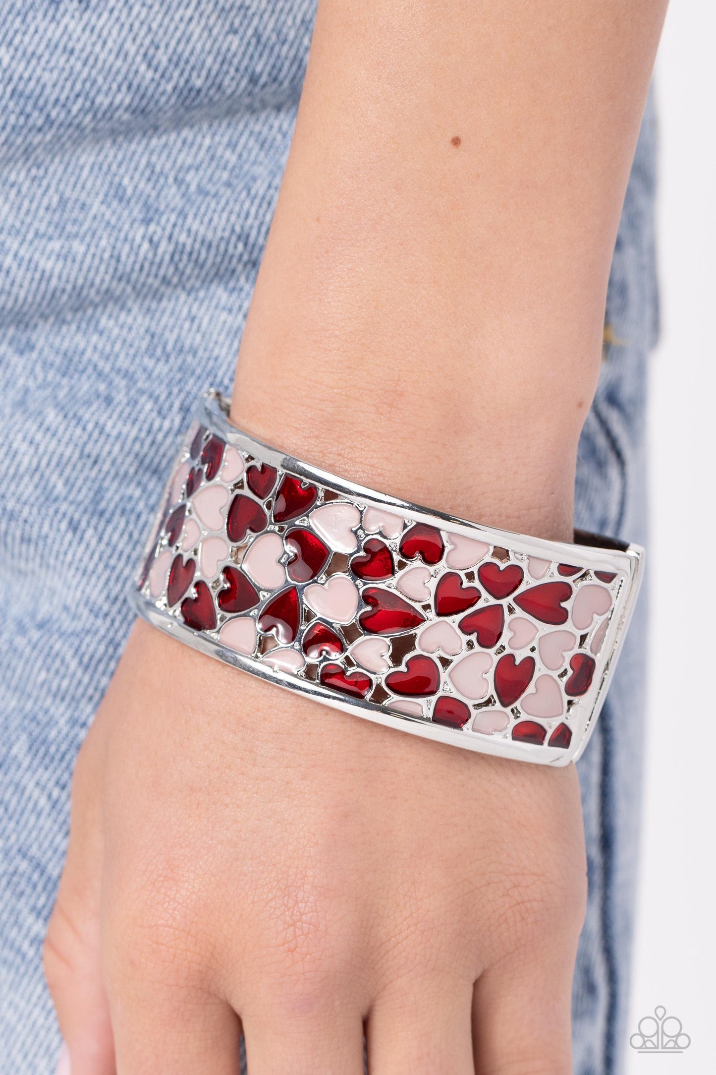 Penchant for Patterns - Red bracelet