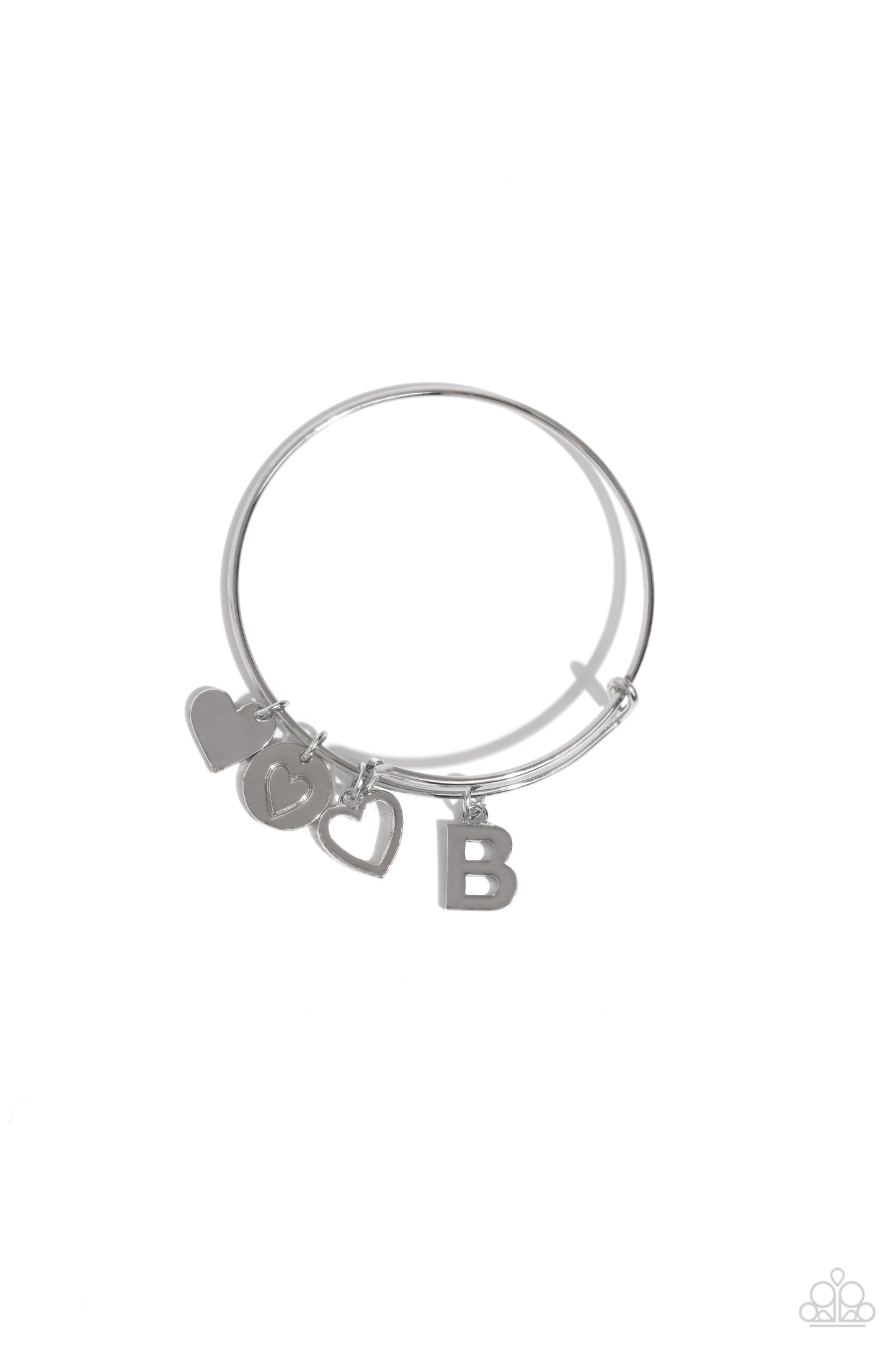 Making It INITIAL - Silver - B bracelet