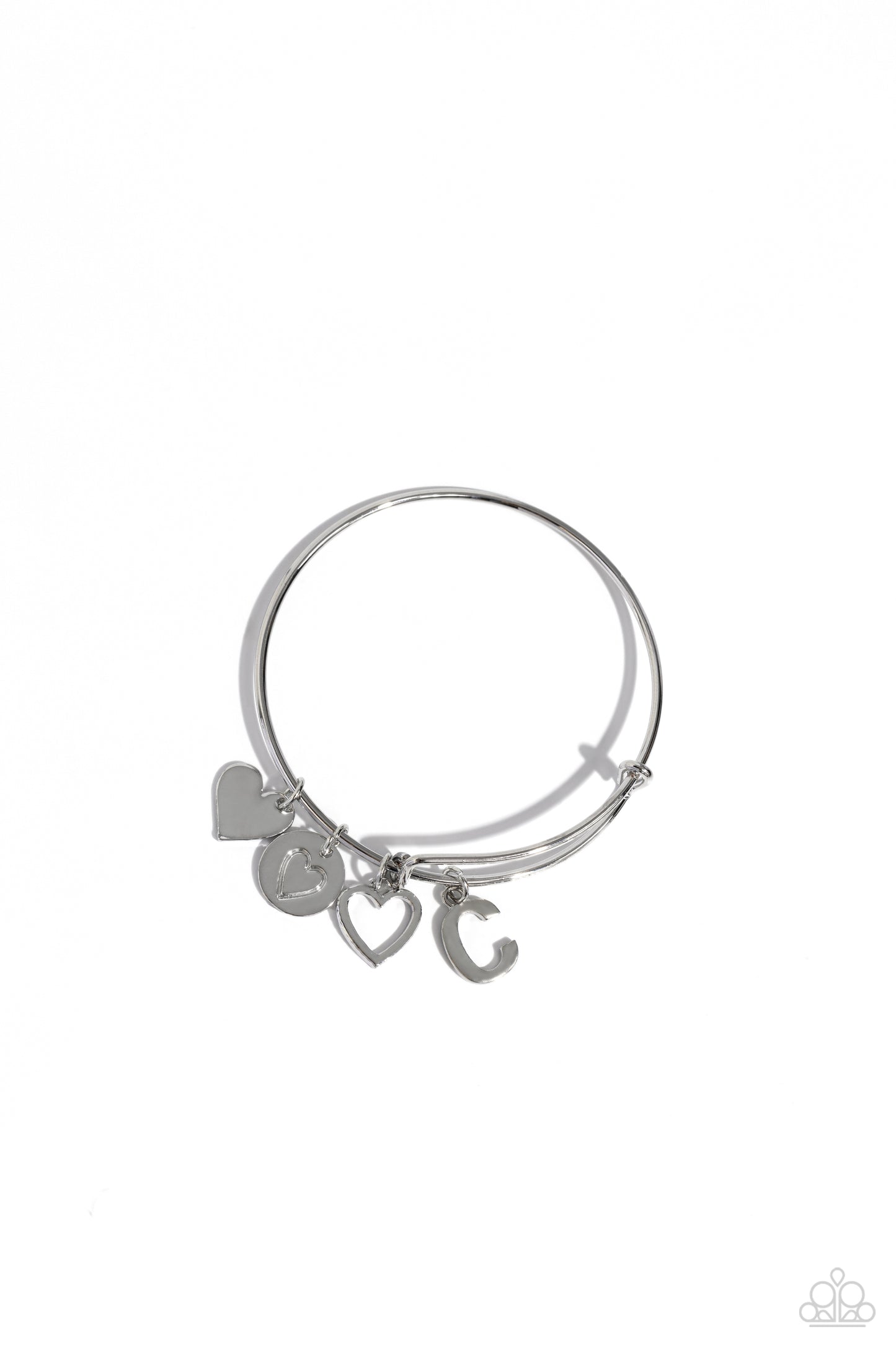 Making It INITIAL - Silver - C bracelet