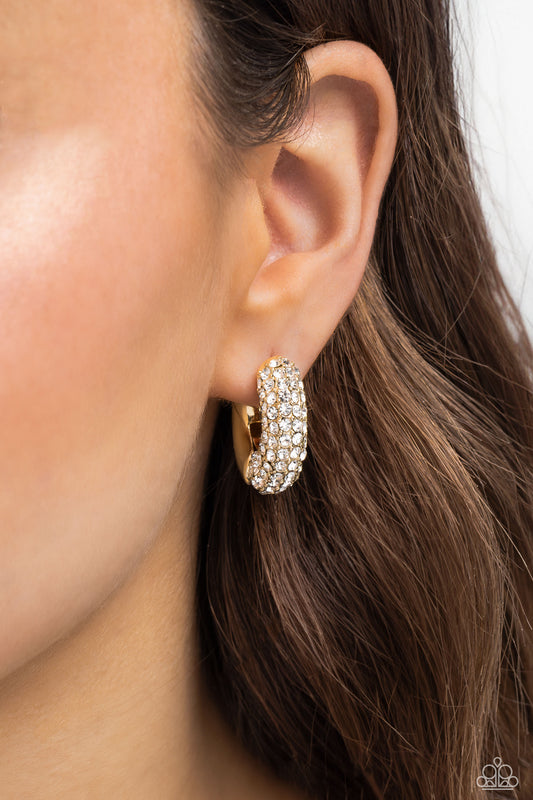 Combustible Confidence - Gold earrings