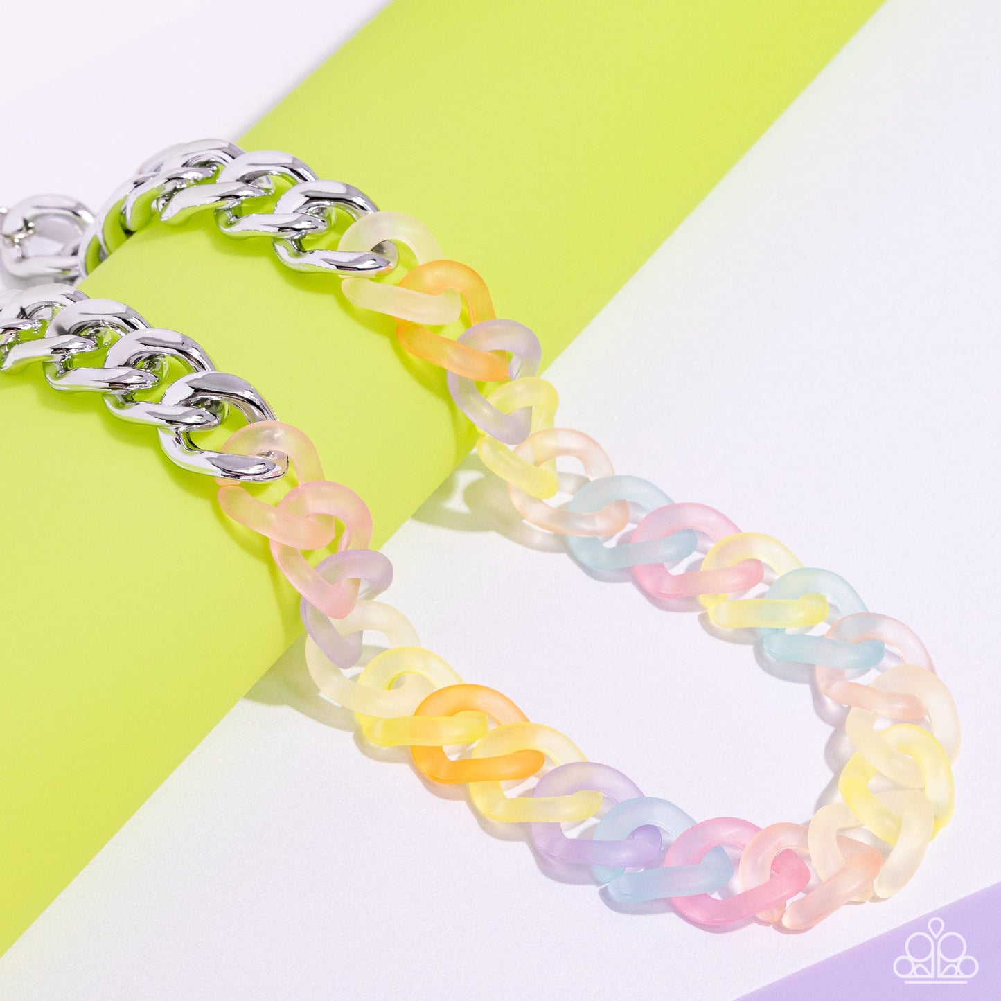 Rainbow Ragtime - Multi necklace