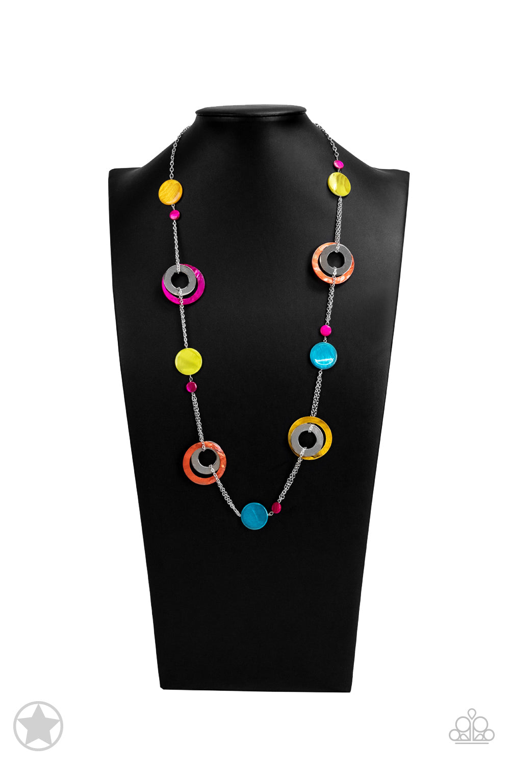 Kaleidoscopically Captivating necklace- Blockbuster