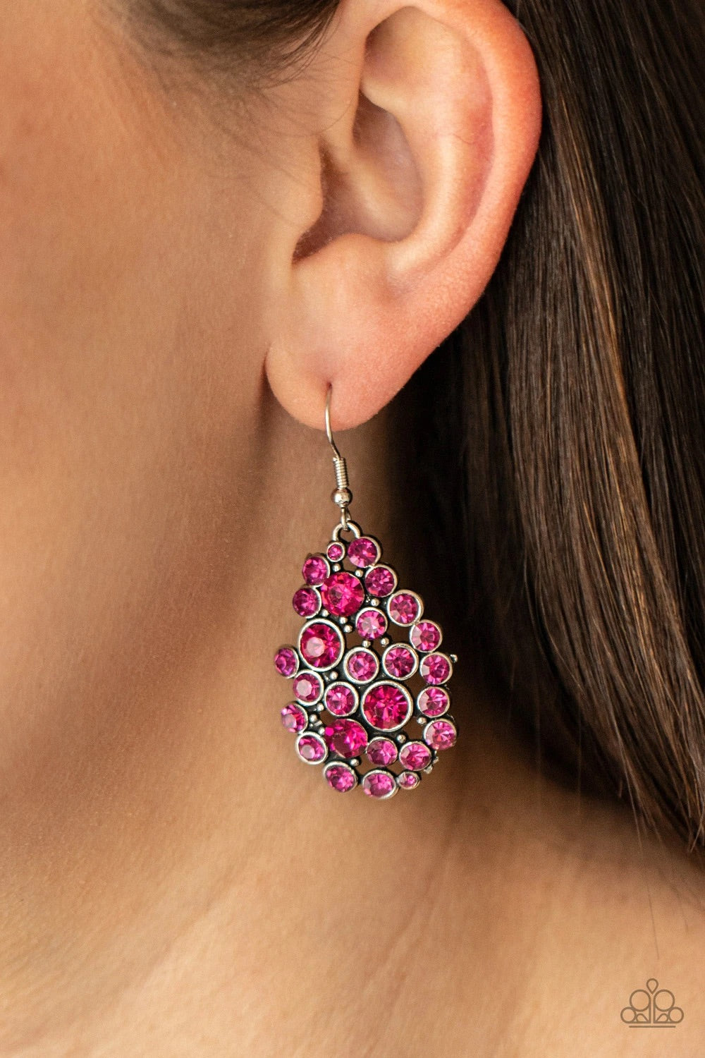 Smolder Effect - Pink earrings