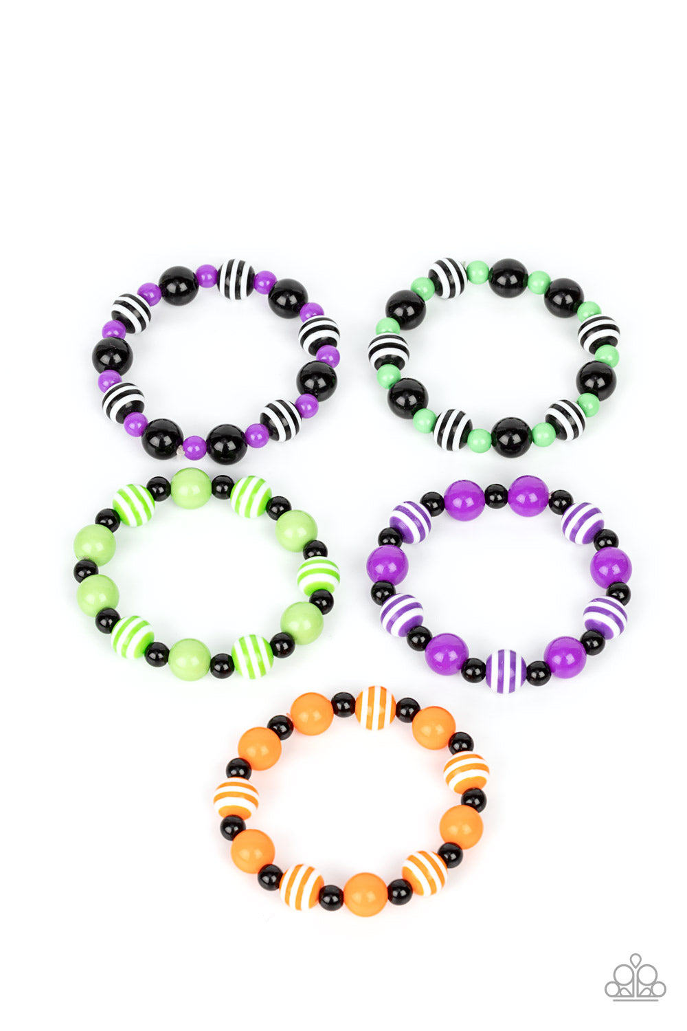 Starlet Shimmer stretchy bracelets. All 5