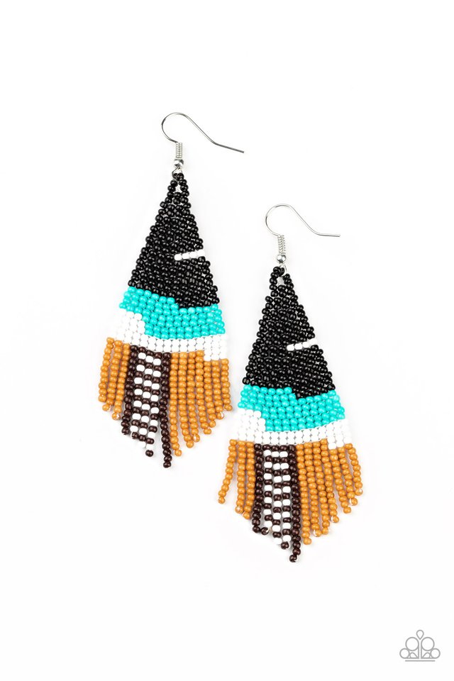 Summer Heat - Black  Earrings