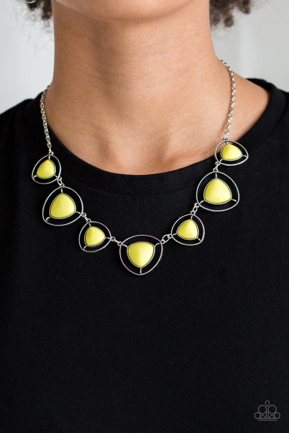 Make A Point - Yellow - Necklace