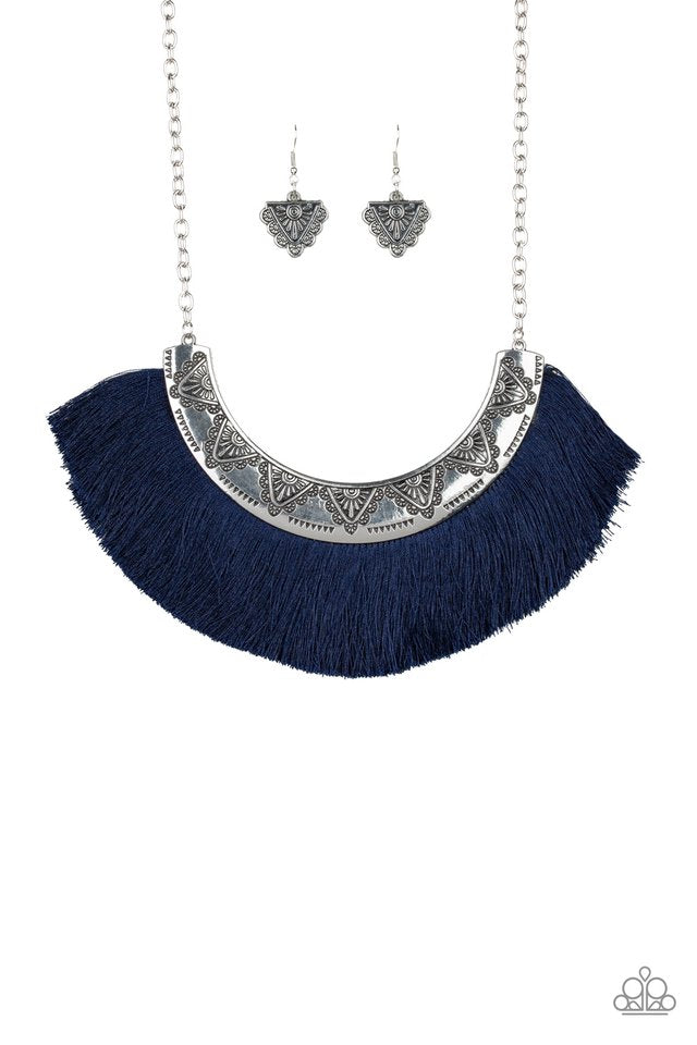 Might and MANE - Blue Necklace - (Vintage)