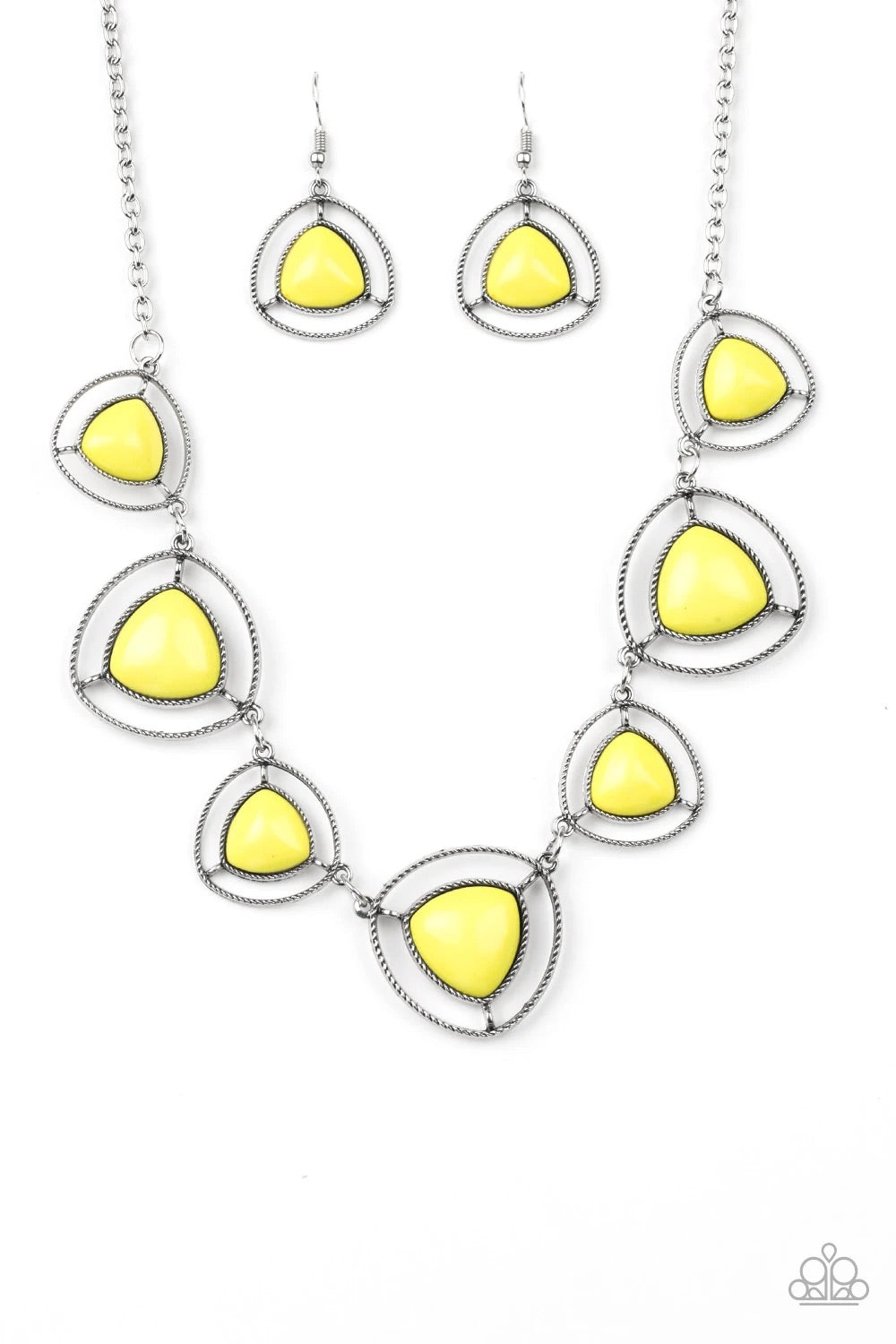 Make A Point - Yellow - Necklace