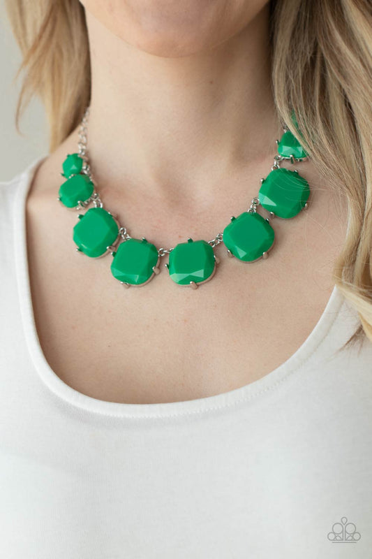 Prismatic Prima Donna - Green necklace