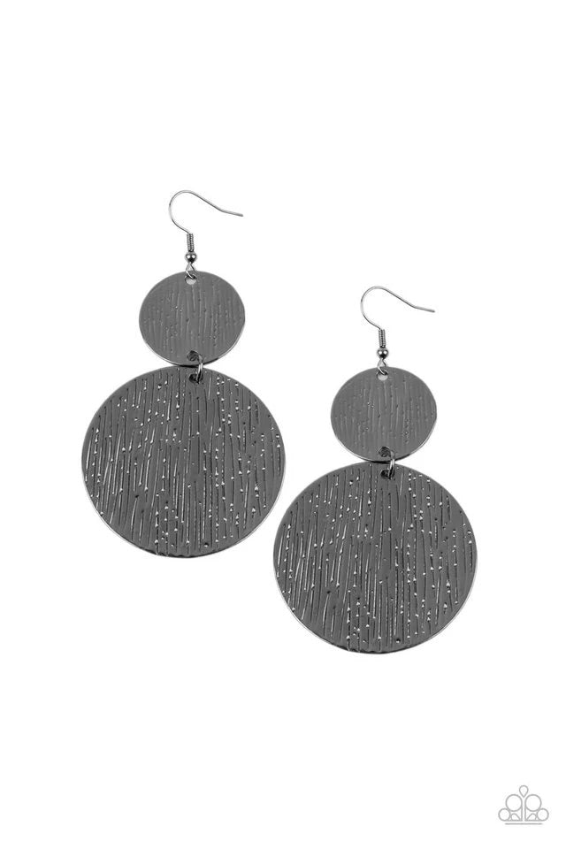 Earring ~ Status CYMBAL - Black