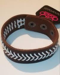 BROWN LEATHER URBAN SNAP BRACELET