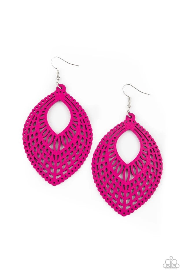 Earring ~ One Beach At A Time - Pink