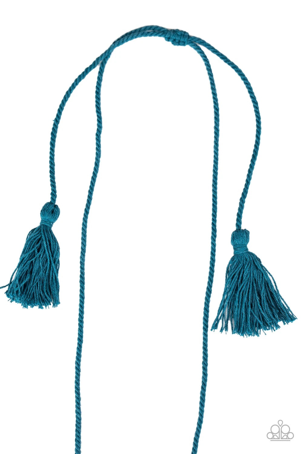 Between You and MACRAME - blue -  necklace