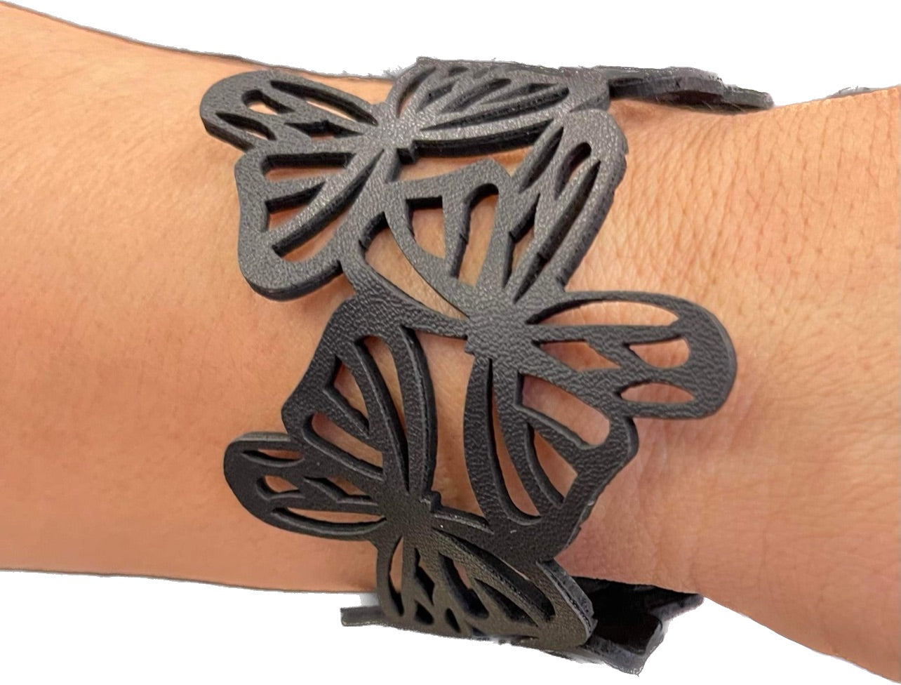 Butterfly Breeze Black Bracelet