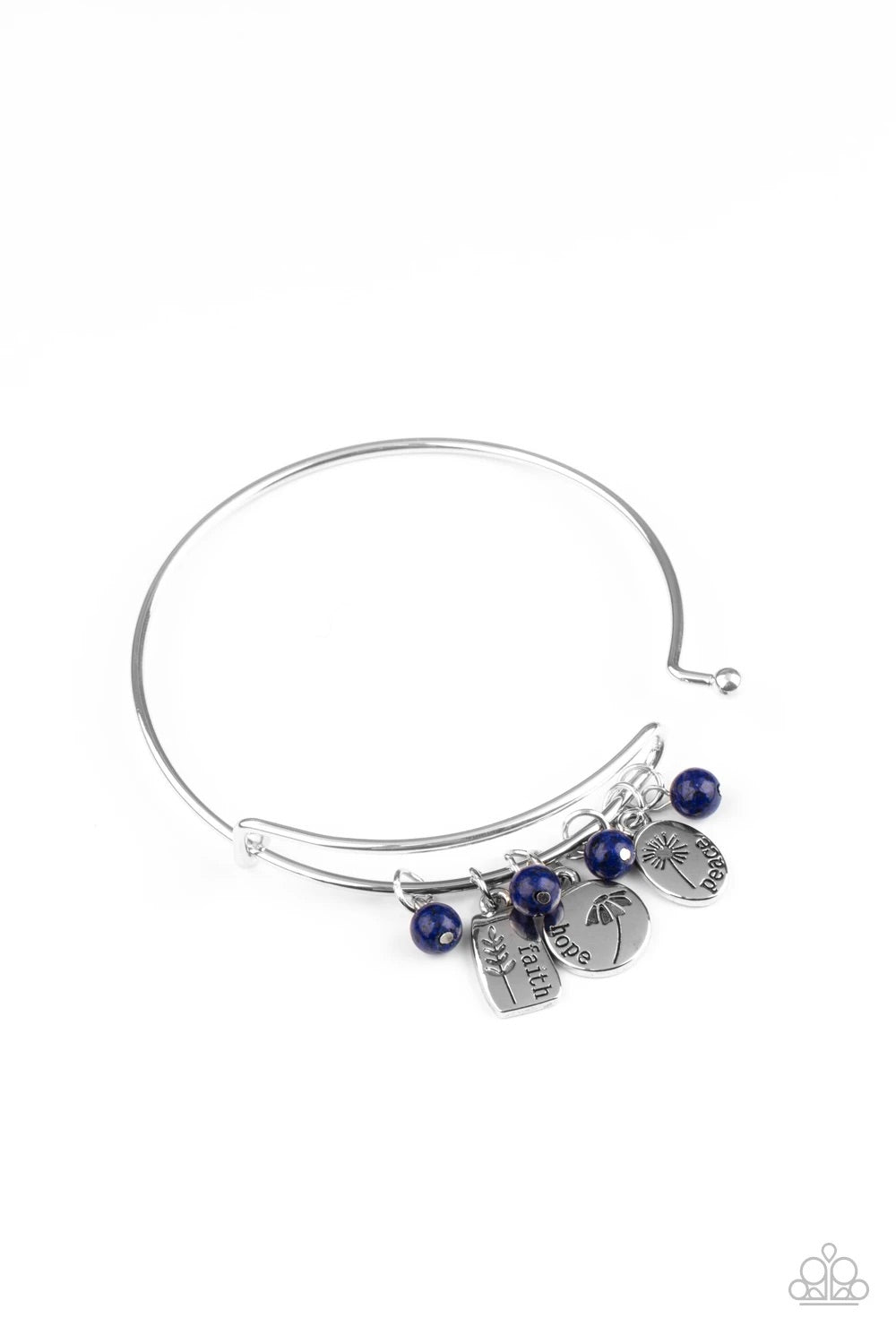 GROWING Strong - Blue - Inspirational Bracelet