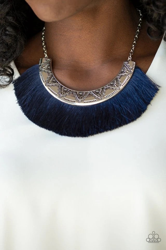 Might and MANE - Blue Necklace - (Vintage)