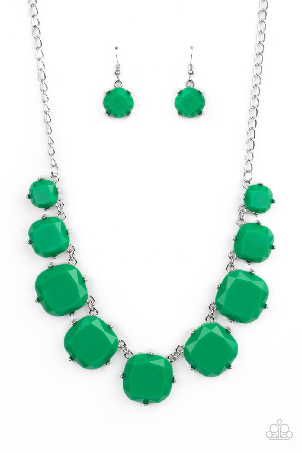 Prismatic Prima Donna - Green necklace