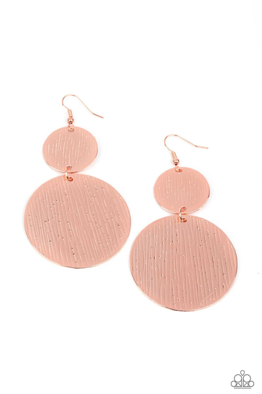 Status Cymbal copper earring