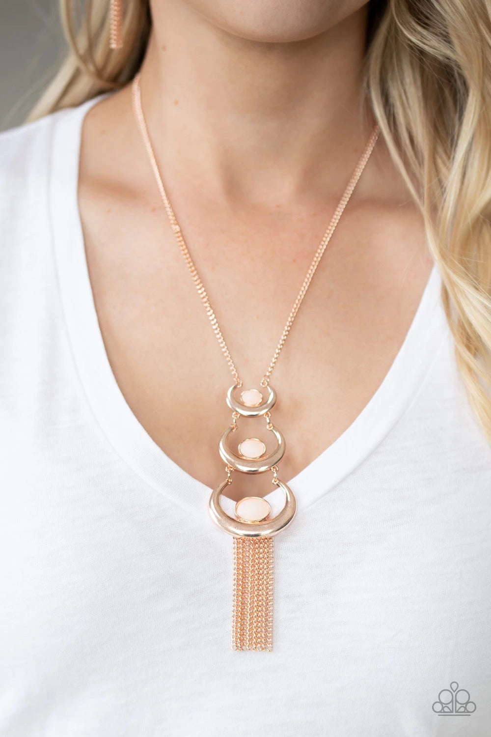 As MOON As I Can - Rose Gold necklace