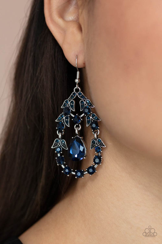 Garden Decorum-Blue earrings