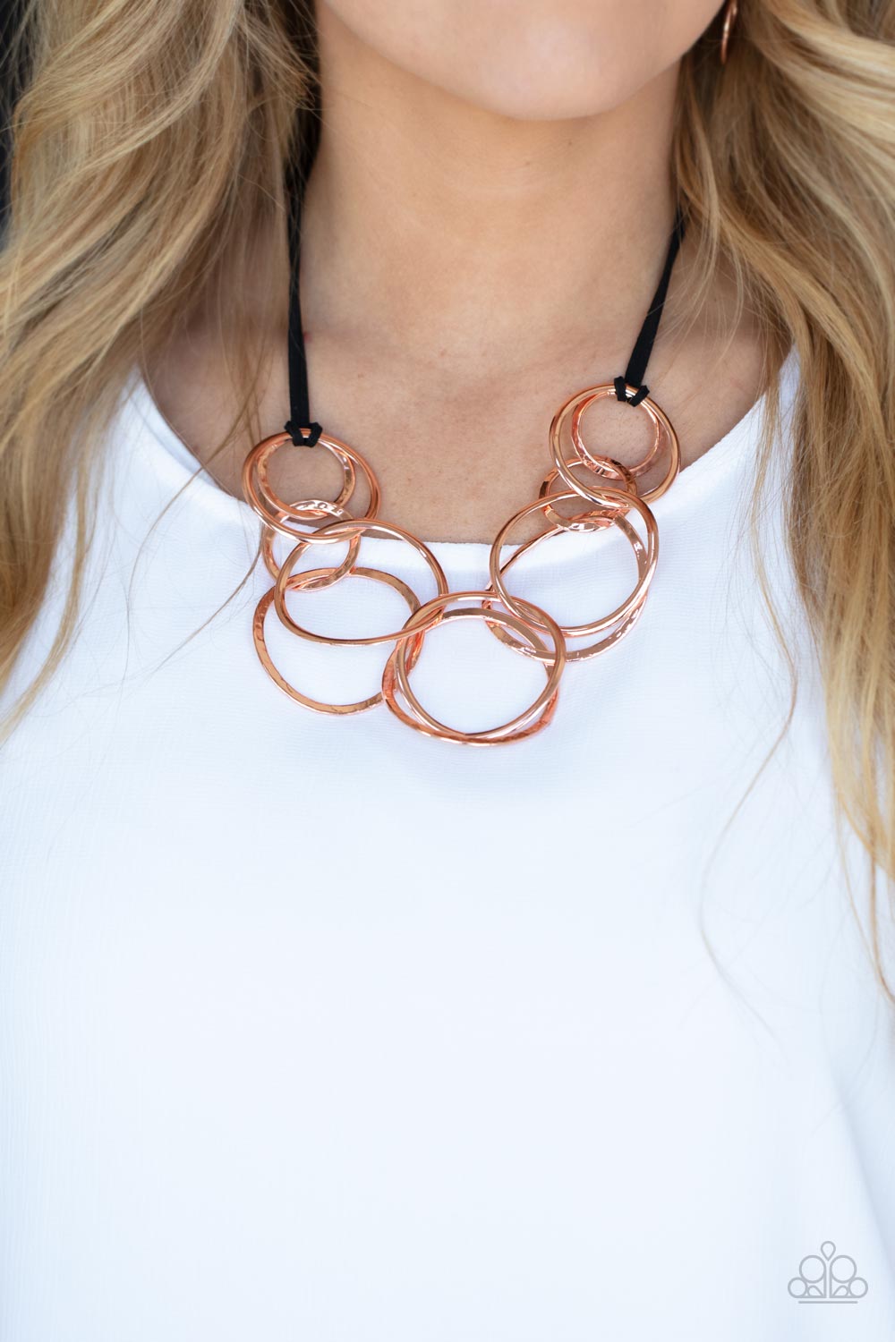 Spiraling Out of COUTURE - Copper necklace