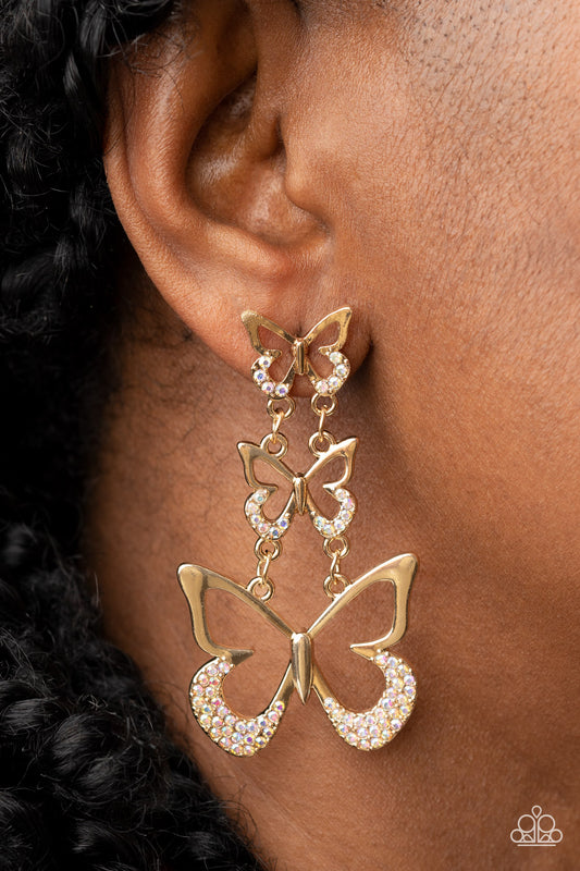 Flamboyant Flutter multi earrings