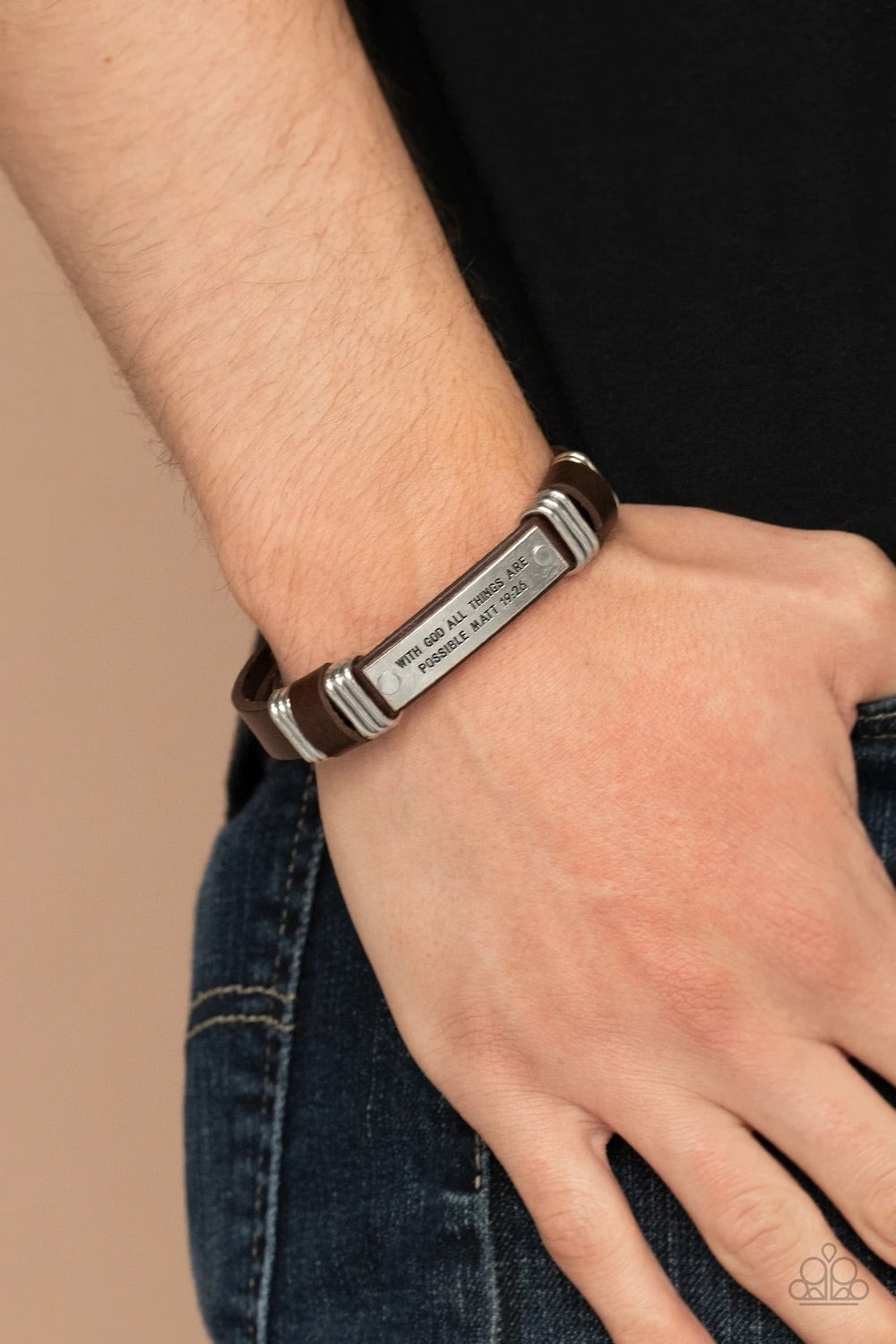 Make It Possible Brown Bracelet