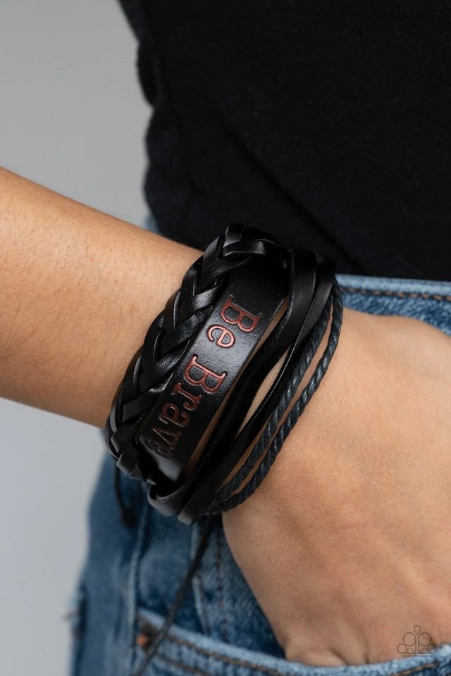 Brave Soul - Black bracelet Urban