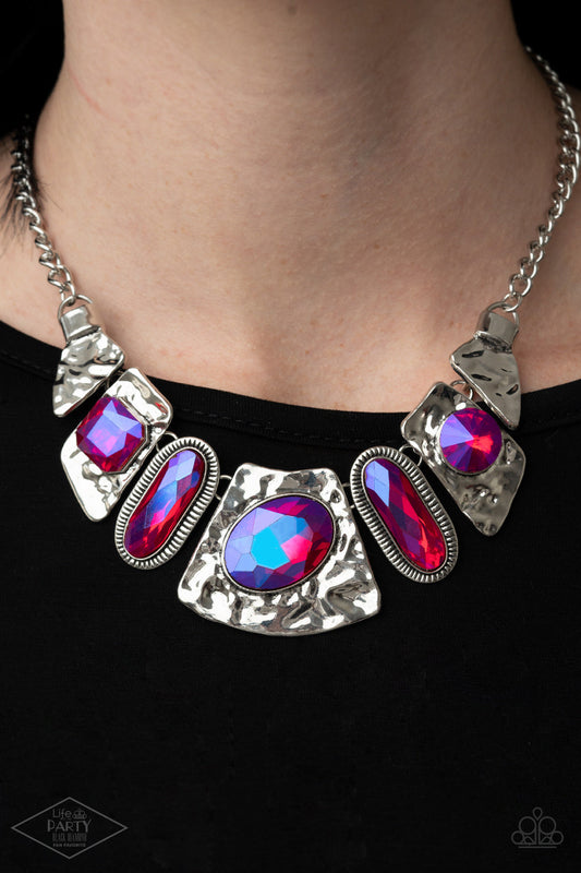 Futuristic Fashionista - Pink ♥ Necklace