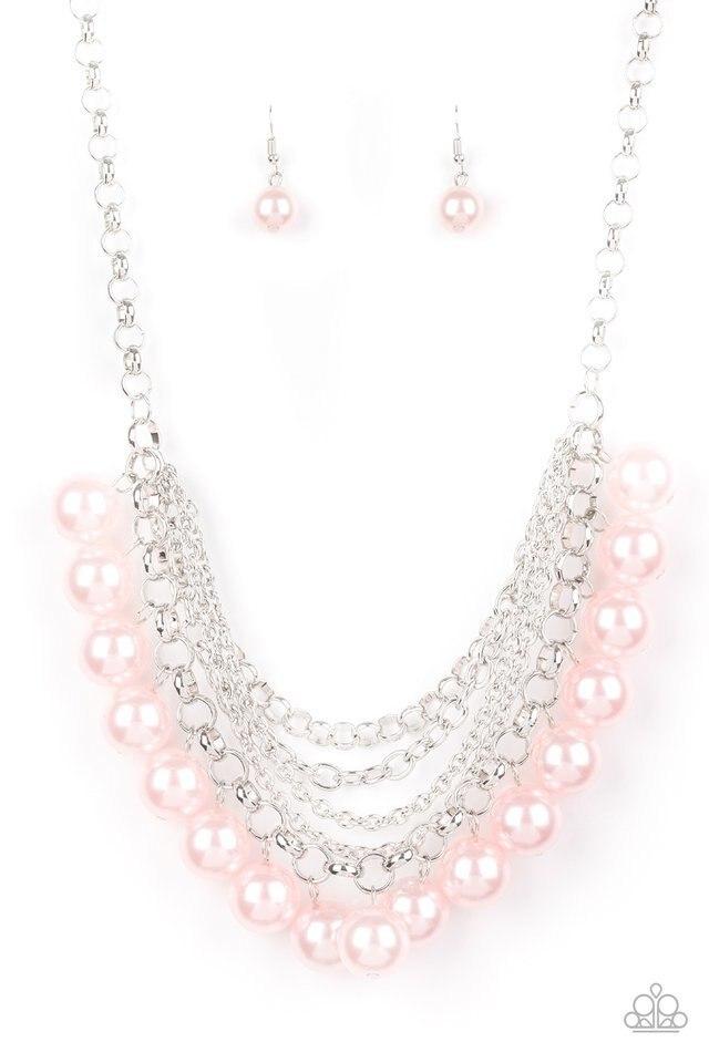 One-Way WALL STREET - Pink necklace-Vintage