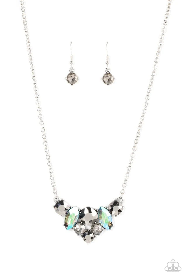 Necklace ~ Lavishly Loaded - Silver