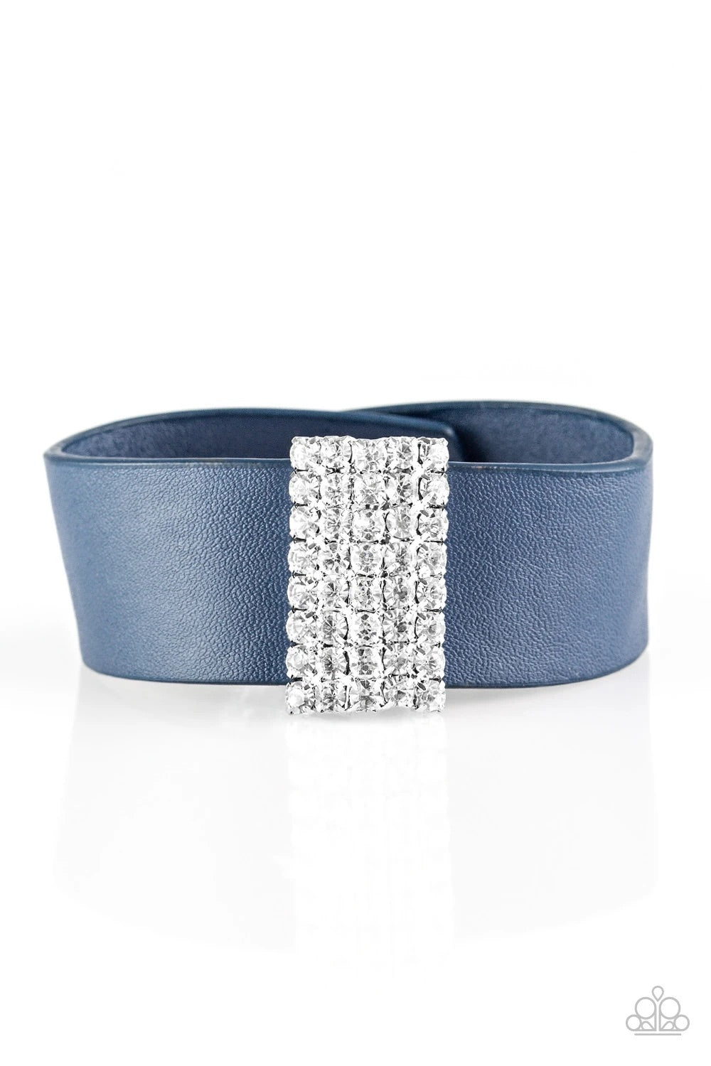 WALK THE CATWALK - BLUE WRAP BRACELET