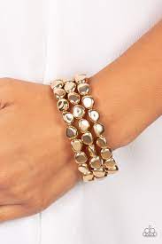 HAUTE Stone Gold Bracelet